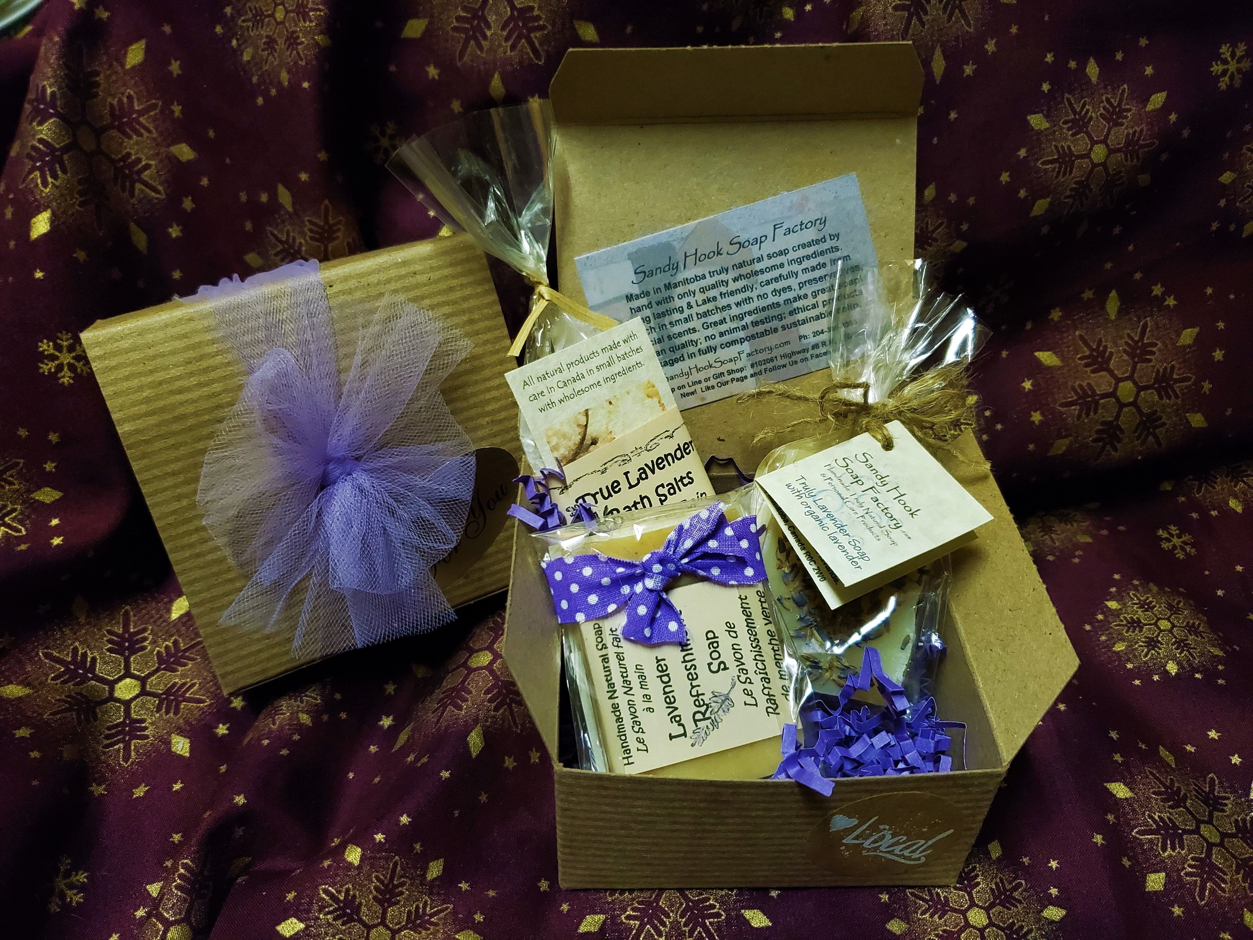 We create handmade,  attractive and inexpensive soap gifts Manitoba-made.  All natural products made in small batches from fine, wholesome ingredients,